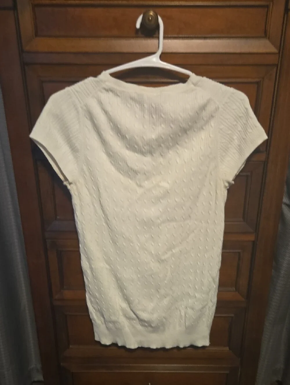 Gap Women’s Navy Short Sleeve Cable Knit Sweater Top 2 For 1!